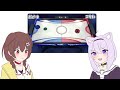 inugami korone loses her reason after being defeated by nekomata okayu.【animated hololive eng sub】