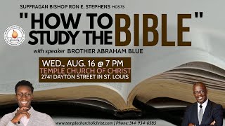 “How to Study the Bible!\