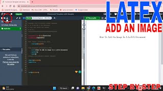 ✅ How To Add An Image In A LaTeX Document 🔴