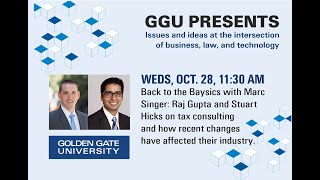 GGU Presents: Tax consulting and recent changes