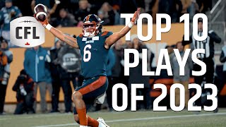 CFL Top 10 Plays of 2023