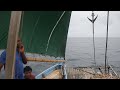 sailing a traditional outrigger canoe in the louisiades