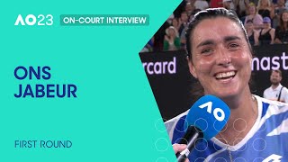 Ons Jabeur On-Court Interview | Australian Open 2023 First Round