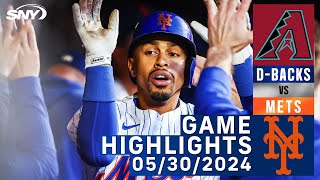 Mets vs Diamondbacks (5/30/2024) | NY Mets Highlights | SNY