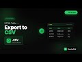 How to Export HTML Tables to CSV (Fast & Clean) | GauchoGrid