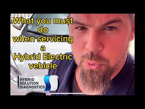 What maintenance is required on a hybrid car?