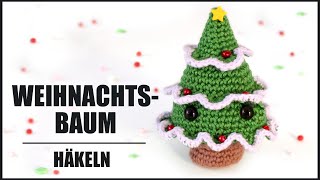 Weihnachtsbaum häkeln | Tannenbaum Weihnachten XMAS Häkelanleitung  - DIY Tutorial by Pfirsichteufel