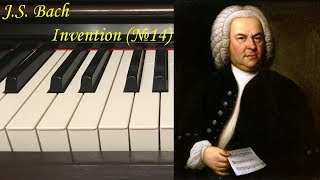 ♫ 🎹 И.С. Бах - Инвенция (№14) Си-бемоль мажор 🎹 ♫