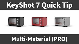 KeyShot Quick Tip: Multi-Materials (PRO)