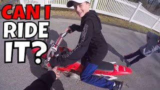 Crazy Kid Steals Dirt Bike