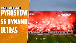 Dynamo Dresden vs Schalke 1-2! Pyroshow K-Block ultras! Ultras Dynamo Dresden pyrotechnik!01-04-2022