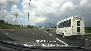 Highway 405/QEW Drive Through Niagara-on-the-Lake, Ontario (July 31/23)