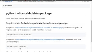 Python Hello World and its Debian packaging - Part 3