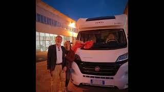 Consegna Arca P 699 GLG Camper Semintegrale con letti gemelli posteriori