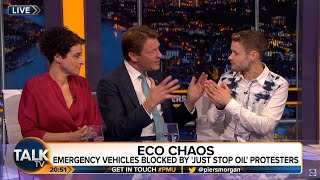 James Skeet with Piers Morgan | TalkTV | 11 October 2022 | Just Stop Oil
