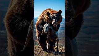 Unbelievable Friendship Between a Bear and a Goat!