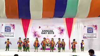DES RANGILA by LKG students - Hello Kids Annual day 2019