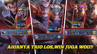 Akhirnya trio Los, win juga wkwk, turu dekkk