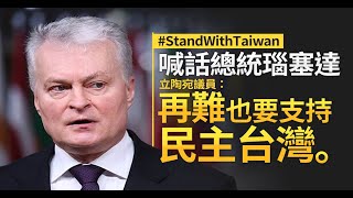 喊話總統瑙塞達 立陶宛議員：再難也要支持民主台灣