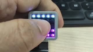 bitClock on m5stack_atom_Matrix