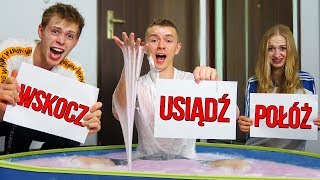 WSKOCZ vs USIĄDŹ vs POŁÓŻ SIĘ W BASENIE CHALLENGE!