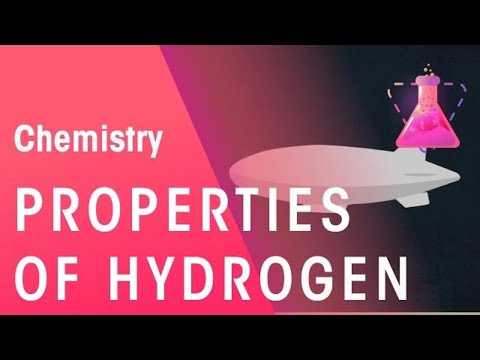 What are 4 chemical properties of hydrogen?