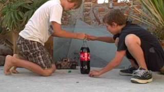 Mega Explosion with Coke and Mentos