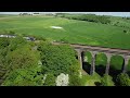 penistone viaduct aerial drone video