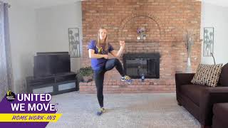 Home workout featuring feel-good stretches & strength moves