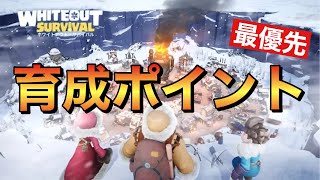 【ホワイトアウトサバイバル】悩む育成、優先するのはコレ！【WHITEOUT SURVIVAL】