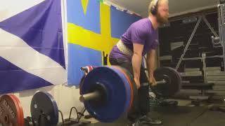 5@8 165kg Paused Deadlift