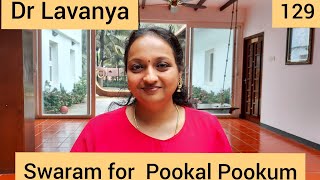  Swaram For Pookal Pookum  Madrasapattinam  Dr Lavanya  Carnatic Notes  Voice Culture 