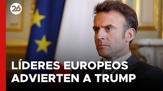 EEUU | Líderes europeos advierten a Trump