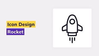 How to create a Rocket icon | Tutorial | Icon design