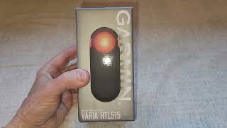 Garmin Varia RTL 515 Unboxing And Review