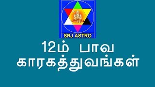 B62. 12ம் பாவ காரகத்துவங்கள்.