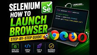 How to Launch Browser Using Selenium in Python 🔥 | Beginner Tutorial