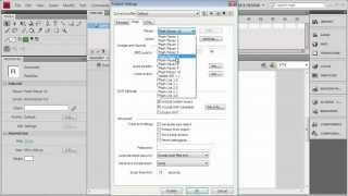 FLASH TUTORIAL - New Document Settings Navigation
