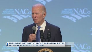 President Optimistic About Inflation Rates