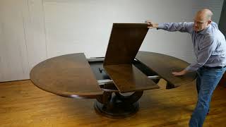 Olympus Self-Storing Leaf Table