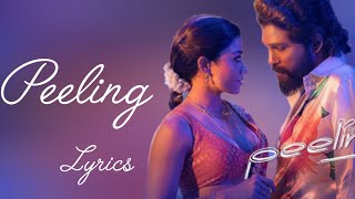 peeling song lyrics | pushpa 2 the rule | @Sandeep_karaoke_creation