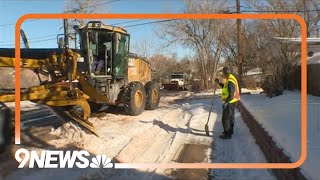 Here's how you can ask the City of Denver to come scrape the ice from your neighborhood road