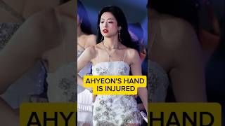 AHYEON'S HAND IS INJURED #apt #babymonster #ahyeon #rami #drip #pharita #ruka #asa