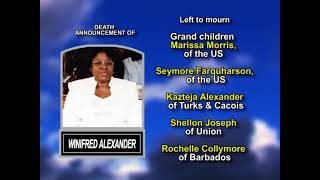 Winifred Alexander ~ Long Obituary