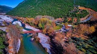 Η γέφυρα του ποταμού Μέγδοβα στην Ευρυτανία