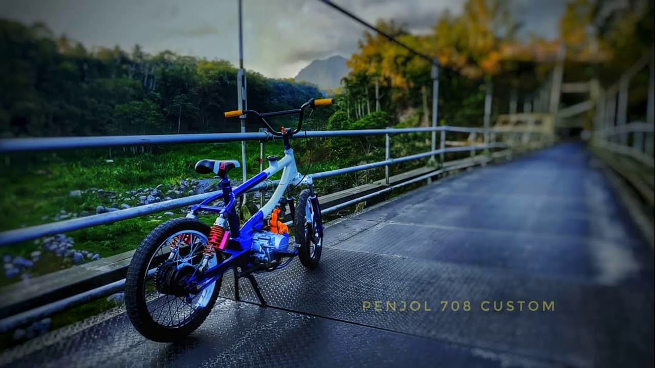 Inspirasi Modifikasi Custom Motor Sepeda Alias BMXCub - YouTube