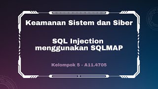 Simulasi SQL Injection dengan SQLMAP di Kali Linux dengan target DVWA #KeamananSistemdanSiberUDINUS
