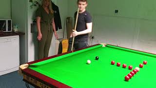 Sean Maddocks in preparation for Q school