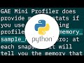 Profiling memory usage on App Engine