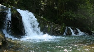 Beautiful Waterfall - Relaxing Sounds Waterfall - White Noise - For Sleeping - Studying - Meditation